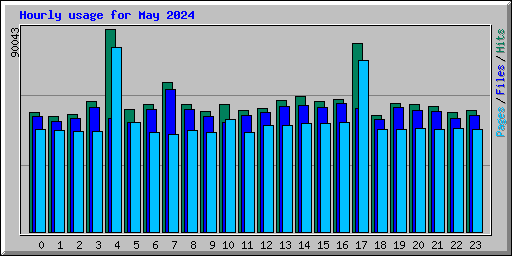 Hourly usage for May 2024